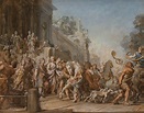The Departure of Dido and Aeneas for the Hunt Painting by Jean Bernard ...