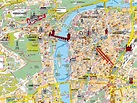Prague tourist map, Prague map, Czech republic travel