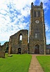Abbey Clock Tower Medieval, Kilwinning, Ayrshire Del Norte Escocia ...