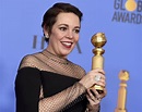 Olivia Colman posa con su Globo de Oro por 'La favorita' - Fotos en eCartelera