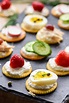 Ritz cracker topped with cream cheese and hardboiled egg | Ritz cracker recipes, Cracker recipes ...