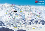 Sölden Mapa de pistas y caminos