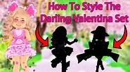 HOW TO Style The Darling Valentina Set In Royale High - YouTube