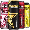 (12 Cans) Rockstar Energy Drink, 4 Flavor Variety Pack, 16 fl oz ...