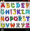 Alfabeto de color de dibujos animados de niños Alfabeto Niños | Sexiz Pix