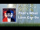 Robin Thicke - That's What Love Can Do (Lyrics) - YouTube