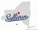Map of Sullivan, NY, New York