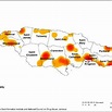 Crime density map, Jamaica 2015-2016. Geographic data source: Mona GIS ...