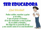 SBI BOLIVIA: PORQUE AMO SER EDUCADORA: | Amo ser educadora, Dia de la ...