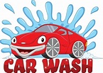 Cartoon smiling car washing mascot 7153058 Vector Art at Vecteezy