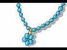 How to draw a necklace - YouTube