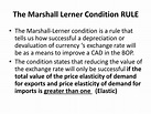 PPT - The MARSHALL-LERNER CONDITION PowerPoint Presentation, free ...