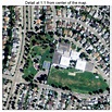 Aerial Photography Map of Oak Park, CA California