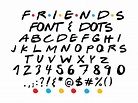 FRIENDS SVG, Friends font svg, Friends alphabet svg, Friends letters ...