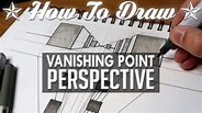 HOW TO DRAW - Vanishing Point Perspective - YouTube