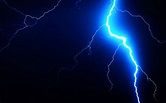 3840x2160 resolution | lightning strike, lightning, blue, dark, black ...