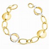 Pulsera Mujer Oro Bicolor 18K Iluminada