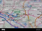 Winnfield Louisiana USA Shown on a Geography map or road map Stock ...