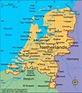 Holanda cidades mapa - Mapa dos países baixos, com as cidades (Europa ...