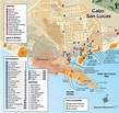 Los Cabos Tourist Map Tourist Map Cabo San Lucas Map Mexico Tourist - Riset