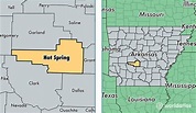 Hot Springs Arkansas On Map