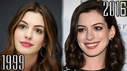 Quanto è cambiata Anne Hathaway dal 1999 al 2016?