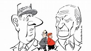 Du duel au duo, le couple franco-allemand vu par les caricaturistes