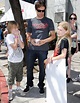 Stephen Moyer and daughter Lilac enjoy some quality time as they play ...