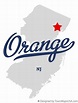 Map of Orange, NJ, New Jersey