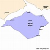 Isle of Wight County Boundaries Map