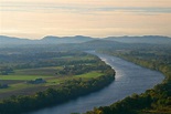 Landscape of the Connecticut River and Mount Sugarloaf image - Free ...