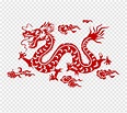 Dragón chino rojo, rojo, Dragon Chino png | PNGEgg