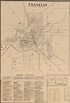 Franklin City, Franklin, Indiana 1866 Old Town Map Custom Print ...