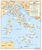 Map of Italy cities: major cities and capital of Italy