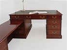 Schreibtisch Eckschreibtisch Büromöbel englischer Stil Mahagoni (3456 ...