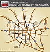Houston carretera mapa - Mapa de Houston carreteras (Texas - USA)