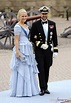 Mette Marit y Haakon de Noruega en la boda de Victoria de Suecia
