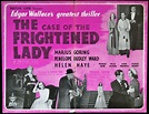 CASE OF THE FRIGHTENED LADY | Rare Film Posters