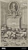 Busto de Fernando María de Baviera, elector, a la derecha en un marco ...