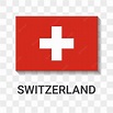 Bandera, de, suiza, icono, vector, ilustración | Vector Premium
