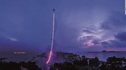 Cai Guo-Qiang 1,650-ft ladder made out of fire - CNN Style