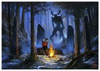 ArtStation - Monster in the Woods | Artworks