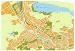Detallado mapa de carreteras de la ciudad de Tbilisi | Tbilisi ...