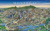 montreal Downtown Map - montreal • mappery