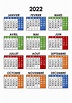 Calendrier annuel 2022 – calendrier.su