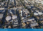 Hawthorne California Aerial Stock Image - Image of angeles, street ...