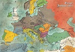 Modiphius Entertainments maps of 1941 Europe | Map, Cartography map ...