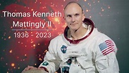 Apollo astronaut Thomas K. Mattingly II remembered by NASA - YouTube