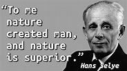 Quote with a portrait photo of Hans Selye. Quote Of The Day, Einstein ...