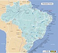 Brazil Main Ports & Harbour Map